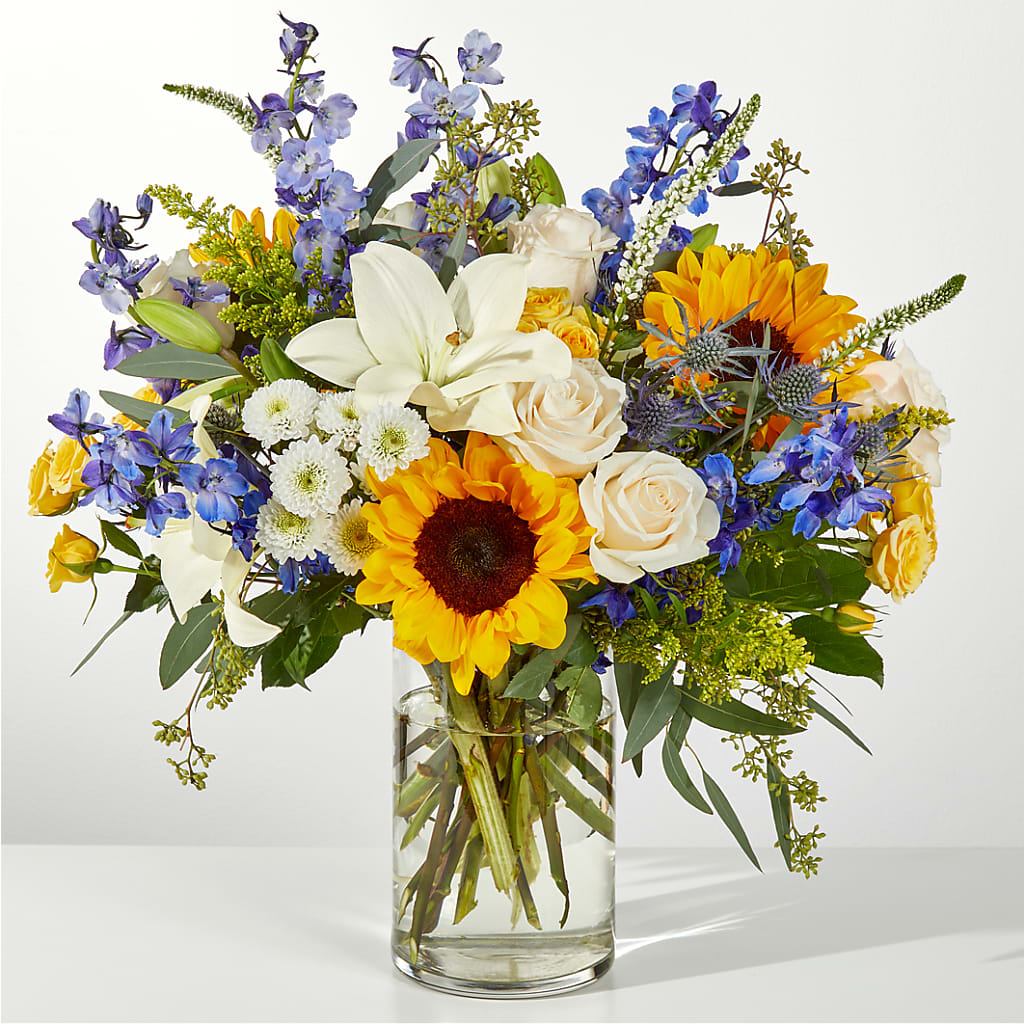 Wonderfully Sunny Bouquet – BLOOMERS FLOWER & ASHLEY JO ANTIQUES, Corry PA