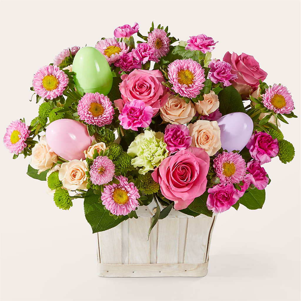 Get Eggcited Basket – BLOOMERS FLOWER & ASHLEY JO ANTIQUES, Corry PA