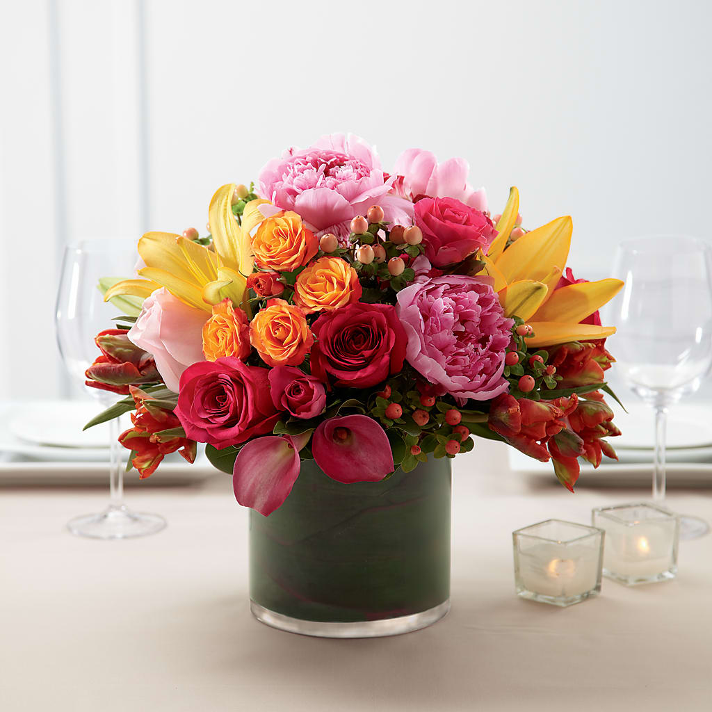 Color Mix Arrangement – BLOOMERS FLOWER & ASHLEY JO ANTIQUES, Corry PA