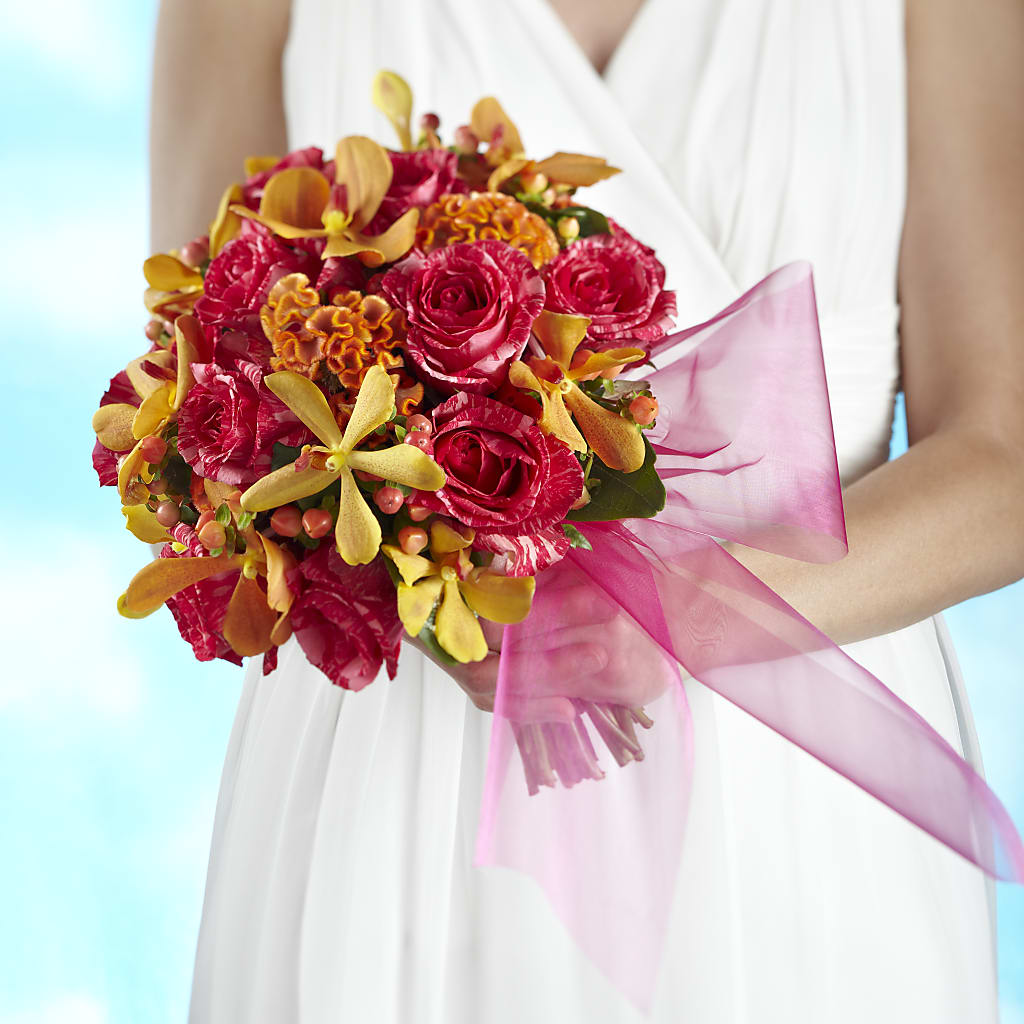 Brilliant Shades of Love Bouquet – BLOOMERS FLOWER & ASHLEY JO ANTIQUES, Corry PA