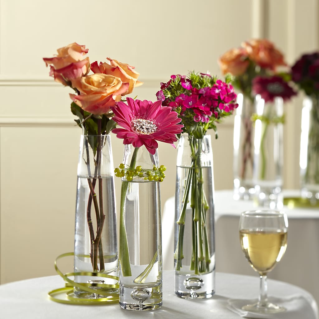 Sparkling Toast Centerpiece – BLOOMERS FLOWER & ASHLEY JO ANTIQUES, Corry PA