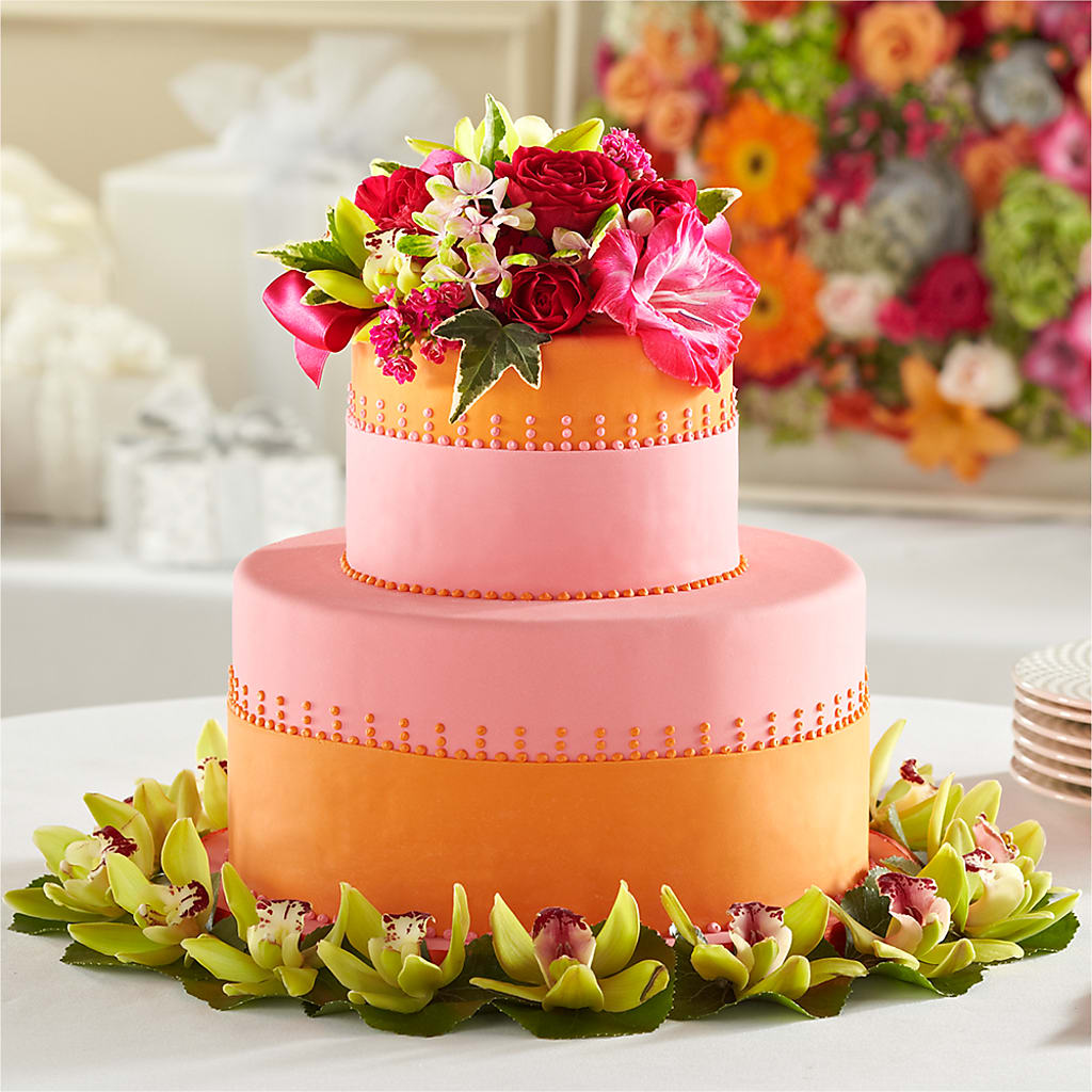 Sweet Citrus Cake Decor – BLOOMERS FLOWER & ASHLEY JO ANTIQUES, Corry PA