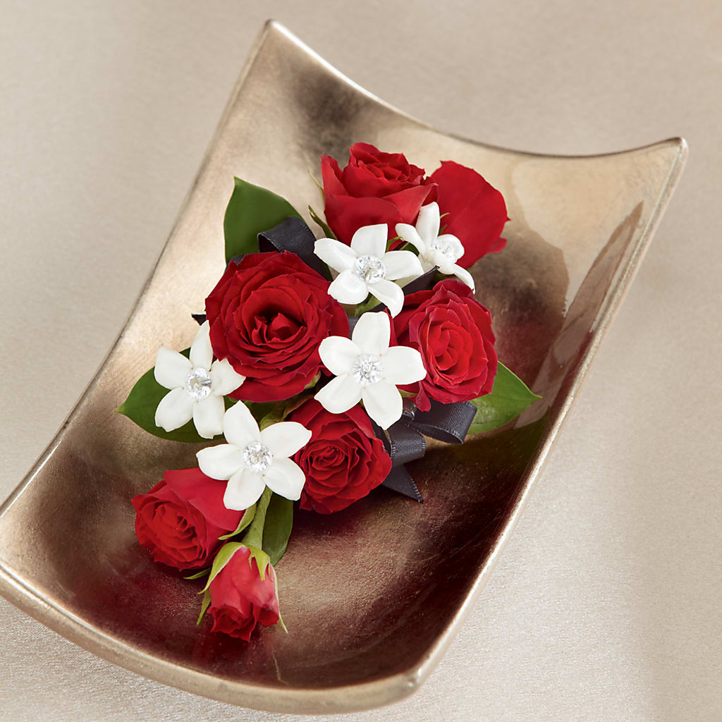 Poetry Corsage – BLOOMERS FLOWER & ASHLEY JO ANTIQUES, Corry PA