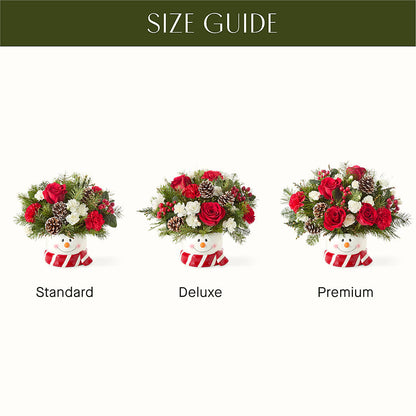 Jolly Snowman Bouquet – BLOOMERS FLOWER & ASHLEY JO ANTIQUES, Corry PA