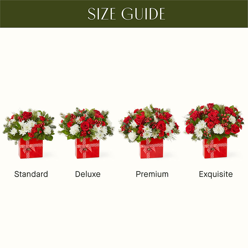 Presents Under the Tree Bouquet – BLOOMERS FLOWER & ASHLEY JO ANTIQUES, Corry PA