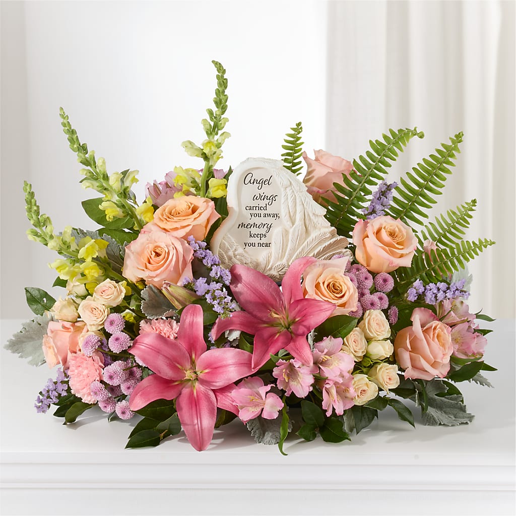 Gentle Light Arrangement – BLOOMERS FLOWER & ASHLEY JO ANTIQUES, Corry PA