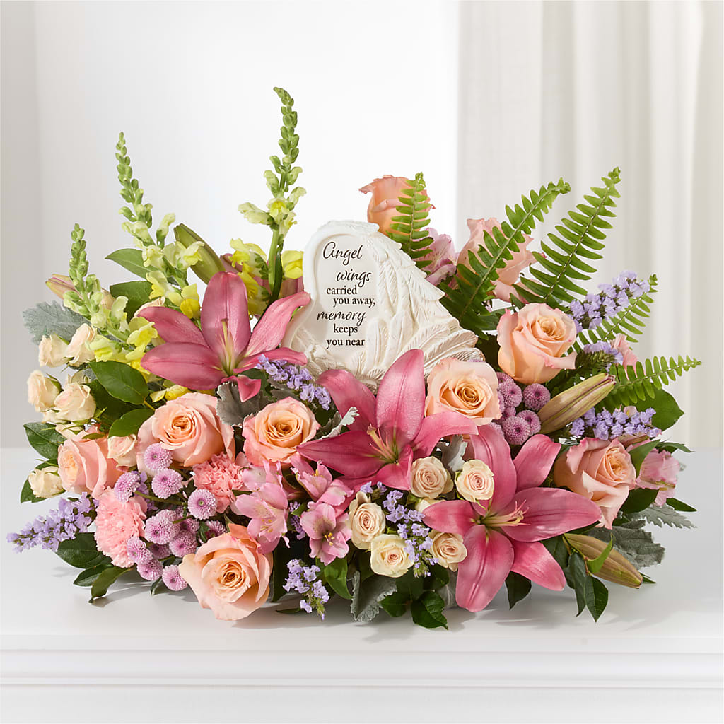 Gentle Light Arrangement – BLOOMERS FLOWER & ASHLEY JO ANTIQUES, Corry PA