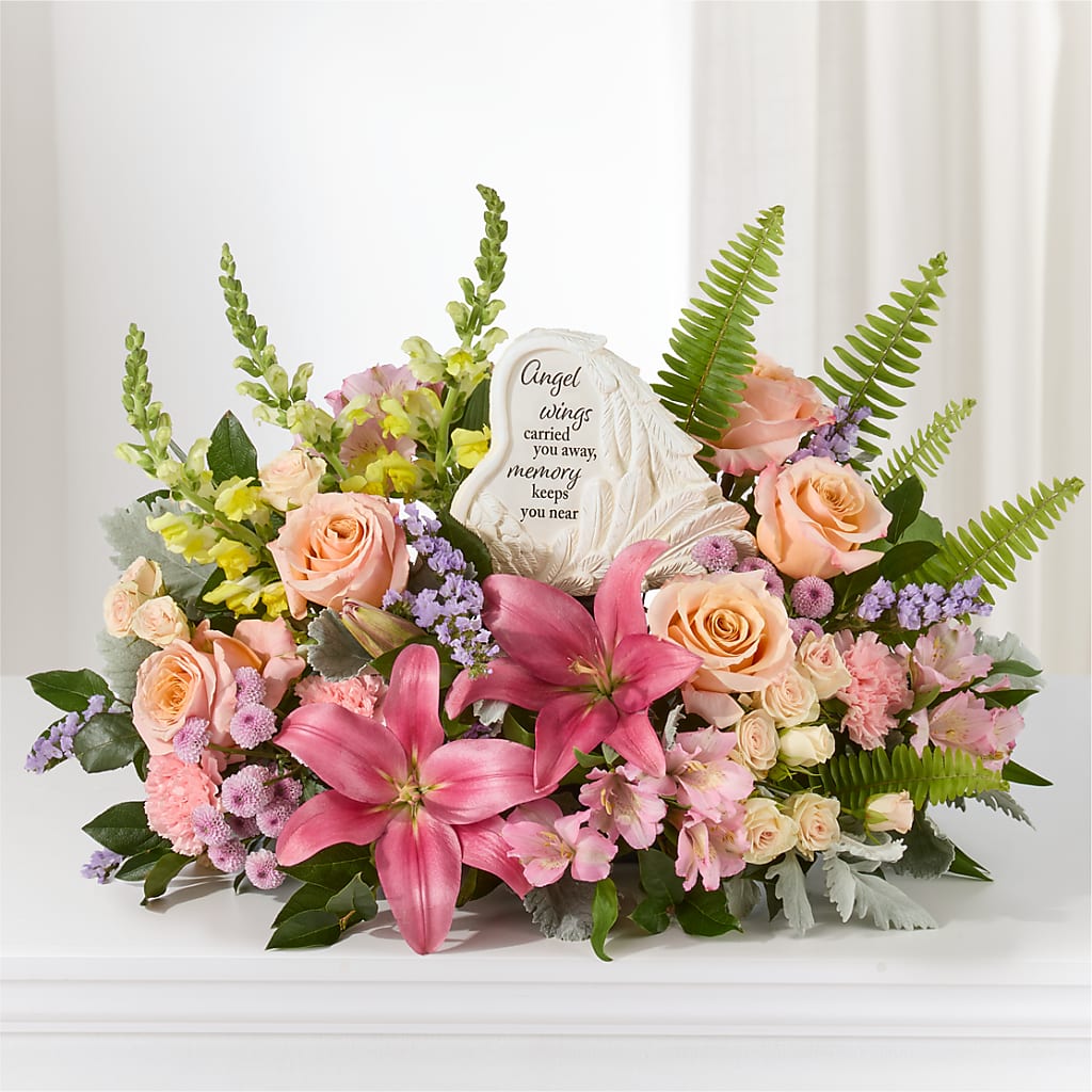 Gentle Light Arrangement – BLOOMERS FLOWER & ASHLEY JO ANTIQUES, Corry PA