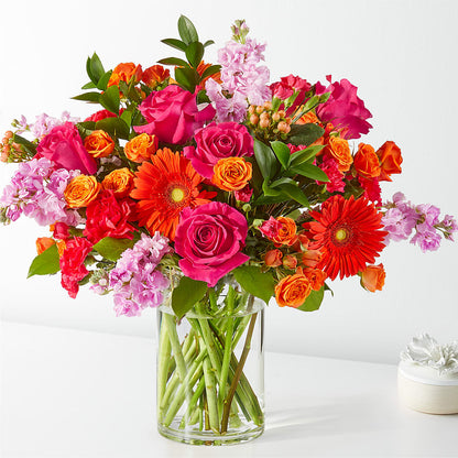 Fiesta Bouquet – BLOOMERS FLOWER & ASHLEY JO ANTIQUES, Corry PA