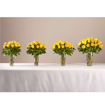 Long Stem Yellow Rose Bouquet – BLOOMERS FLOWER & ASHLEY JO ANTIQUES, Corry PA
