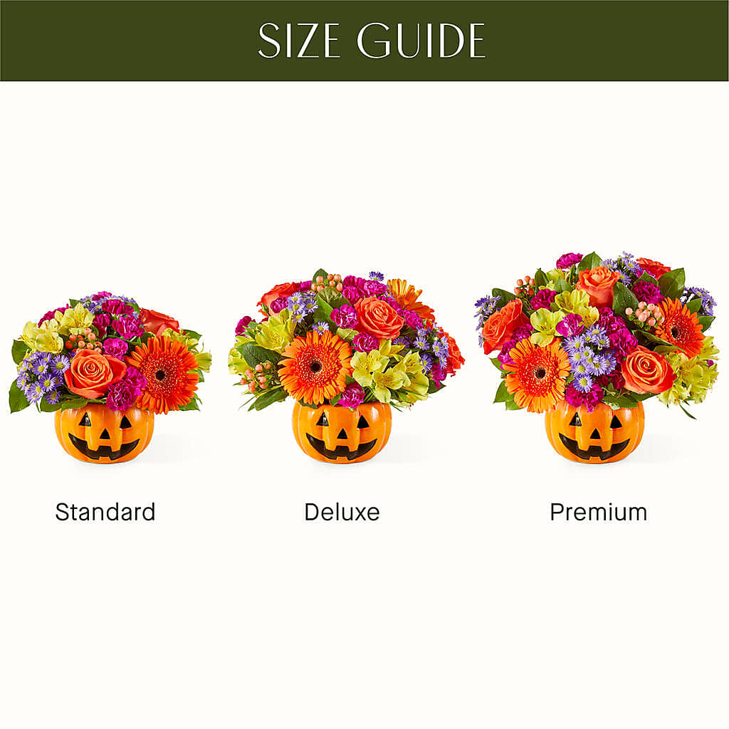 Tricks & Treats Pumpkin – BLOOMERS FLOWER & ASHLEY JO ANTIQUES, Corry PA