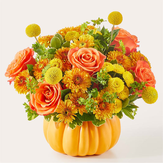 Gourdgeous Pumpkin – BLOOMERS FLOWER & ASHLEY JO ANTIQUES, Corry PA