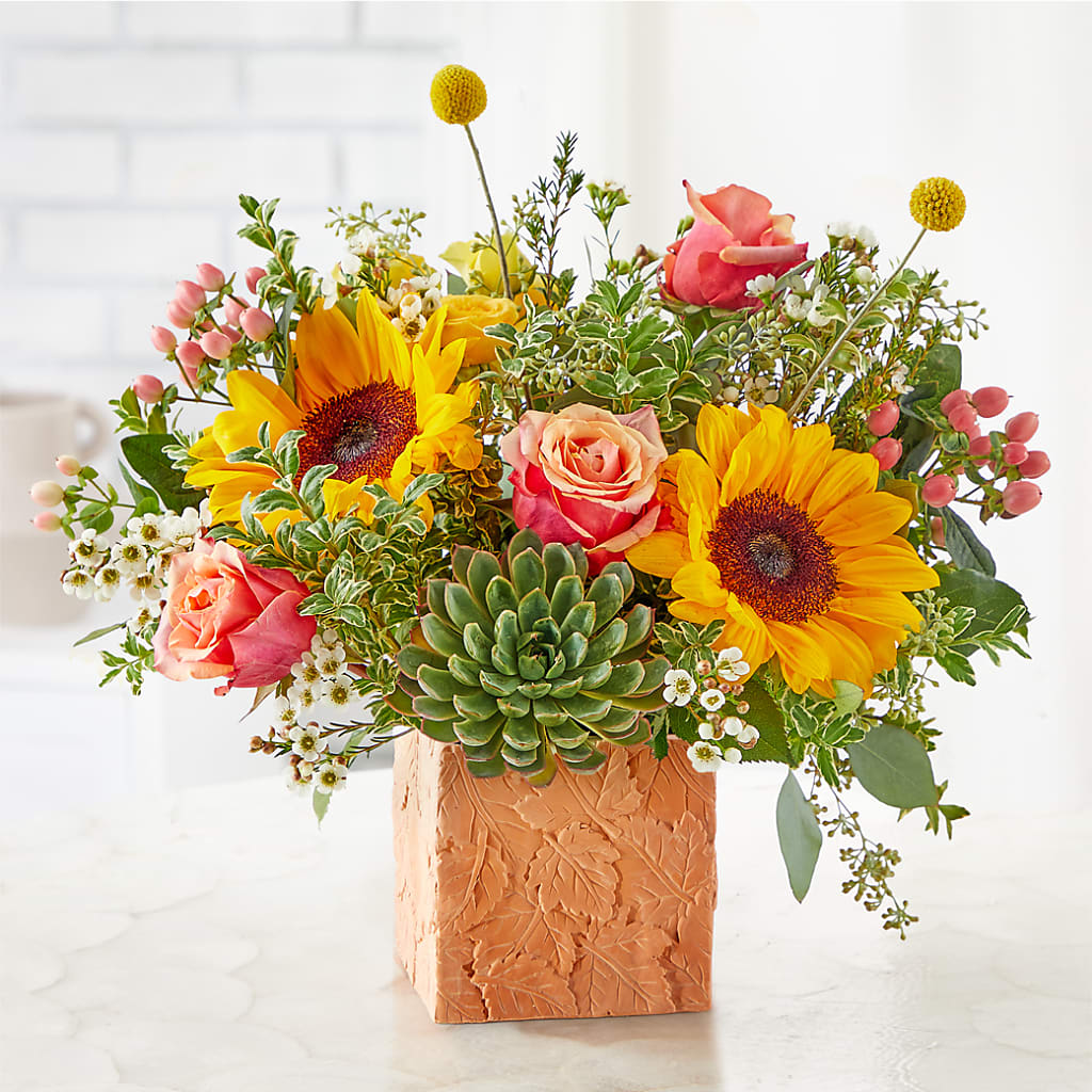Sunflower Season Bouquet – BLOOMERS FLOWER & ASHLEY JO ANTIQUES, Corry PA