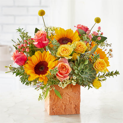 Sunflower Season Bouquet – BLOOMERS FLOWER & ASHLEY JO ANTIQUES, Corry PA