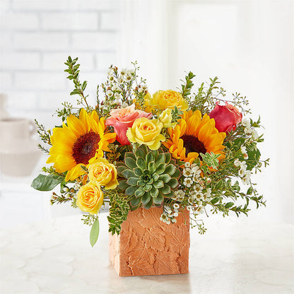 Sunflower Season Bouquet – BLOOMERS FLOWER & ASHLEY JO ANTIQUES, Corry PA