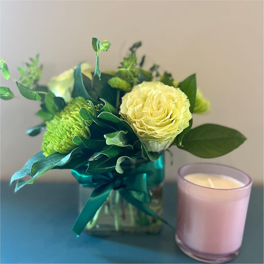 Emerald Forest Bouquet – BLOOMERS FLOWER & ASHLEY JO ANTIQUES, Corry PA