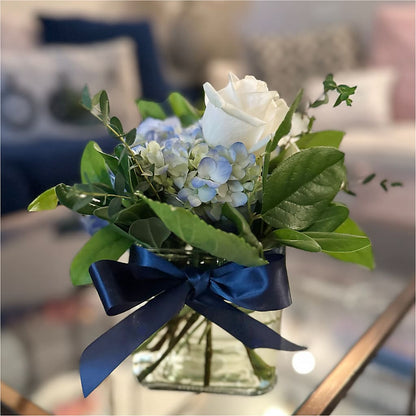 Sky Blue Delight Bouquet – BLOOMERS FLOWER & ASHLEY JO ANTIQUES, Corry PA