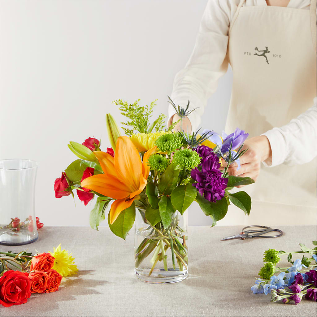 Summer Spectra - A Florist Original – BLOOMERS FLOWER & ASHLEY JO ANTIQUES, Corry PA