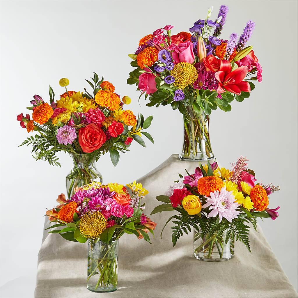 Feast of Color – A Florist Original – BLOOMERS FLOWER & ASHLEY JO ANTIQUES, Corry PA