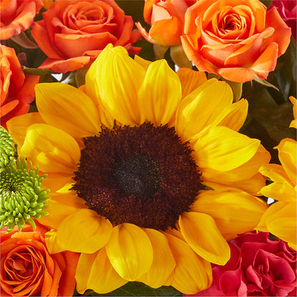 Sun-drenched Blooms Box Bouquet – BLOOMERS FLOWER & ASHLEY JO ANTIQUES, Corry PA