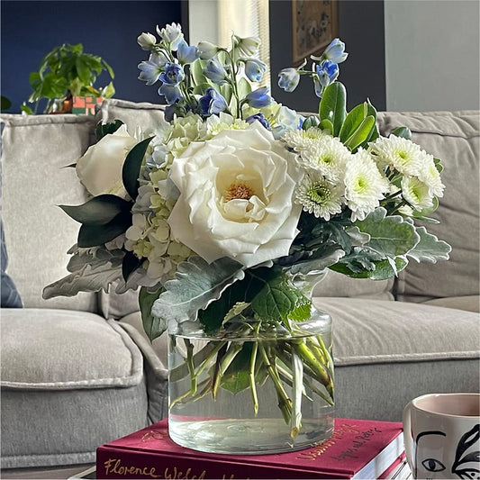 Clear Skies Bouquet – BLOOMERS FLOWER & ASHLEY JO ANTIQUES, Corry PA