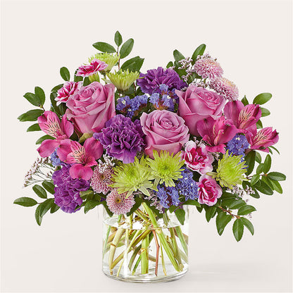 Glass Half Full Bouquet – BLOOMERS FLOWER & ASHLEY JO ANTIQUES, Corry PA