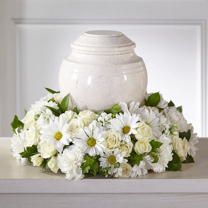 Ivory Gardens Cremation Adornment – BLOOMERS FLOWER & ASHLEY JO ANTIQUES, Corry PA