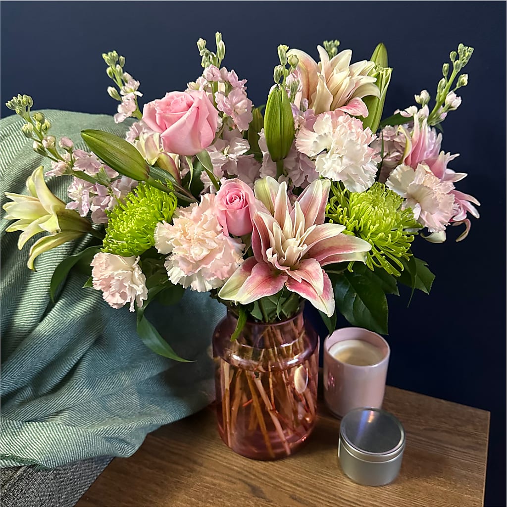 Pretty in Pink Bouquet – BLOOMERS FLOWER & ASHLEY JO ANTIQUES, Corry PA