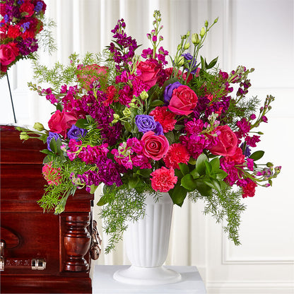 Eternal Day Arrangement – BLOOMERS FLOWER & ASHLEY JO ANTIQUES, Corry PA