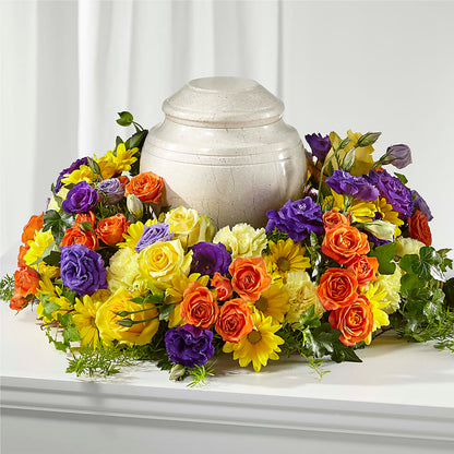 Blossoms of Remembrance Cremation Adornment – BLOOMERS FLOWER & ASHLEY JO ANTIQUES, Corry PA