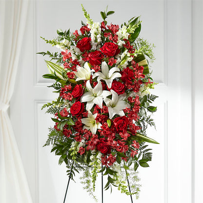 Everlasting Memory Standing Spray – BLOOMERS FLOWER & ASHLEY JO ANTIQUES, Corry PA