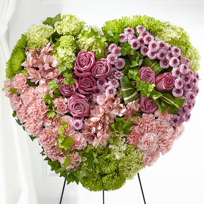 Heartwarming Standing Heart – BLOOMERS FLOWER & ASHLEY JO ANTIQUES, Corry PA