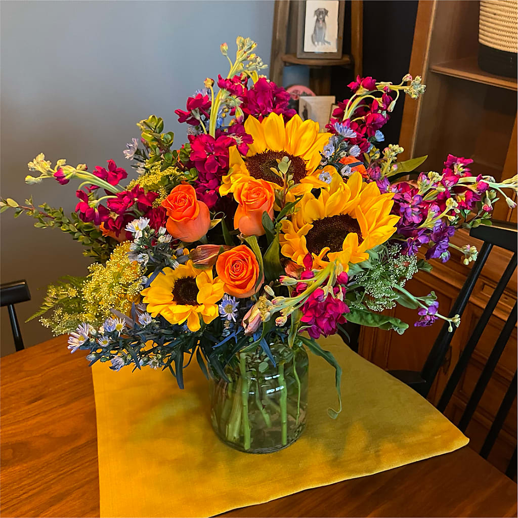 Rays of Life Bouquet – BLOOMERS FLOWER & ASHLEY JO ANTIQUES, Corry PA