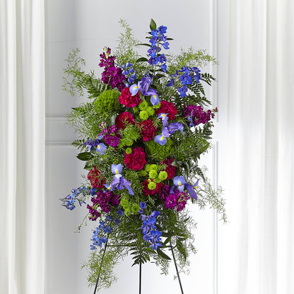 Heavenly Skies Standing Spray – BLOOMERS FLOWER & ASHLEY JO ANTIQUES, Corry PA