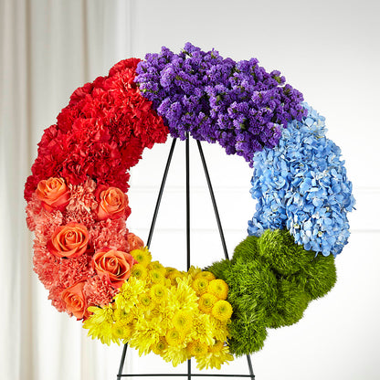Circle of Love Wreath – BLOOMERS FLOWER & ASHLEY JO ANTIQUES, Corry PA