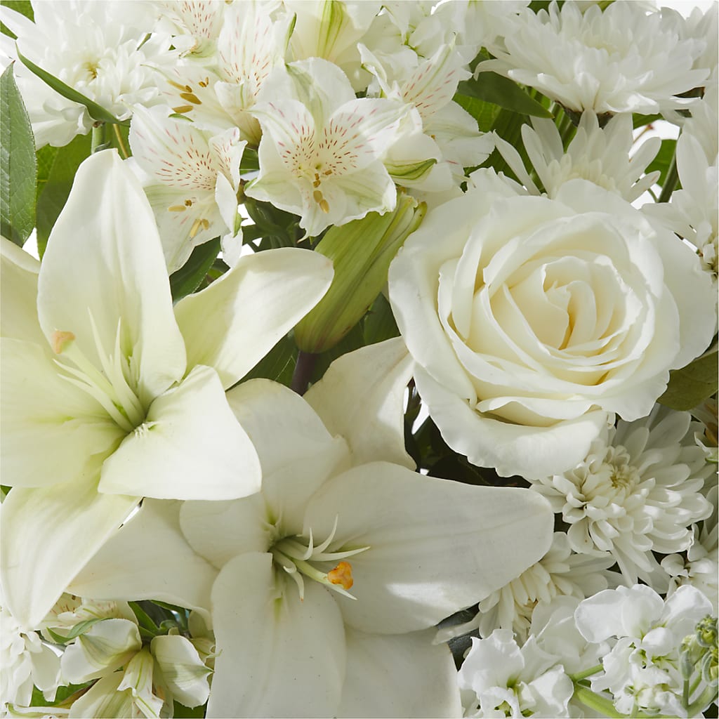 Peaceful Reflections Arrangement – BLOOMERS FLOWER & ASHLEY JO ANTIQUES, Corry PA