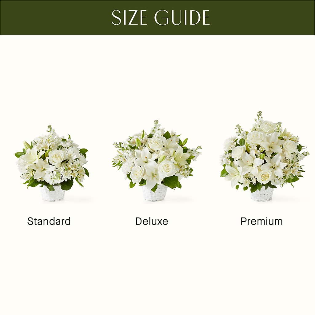 Peaceful Reflections Arrangement – BLOOMERS FLOWER & ASHLEY JO ANTIQUES, Corry PA