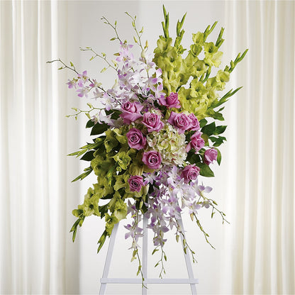 Lasting Legacy Standing Spray – BLOOMERS FLOWER & ASHLEY JO ANTIQUES, Corry PA