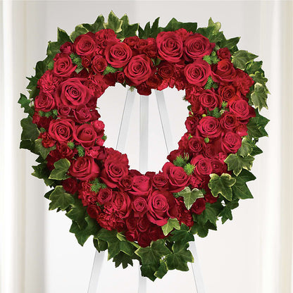 Wholehearted Standing Spray – BLOOMERS FLOWER & ASHLEY JO ANTIQUES, Corry PA