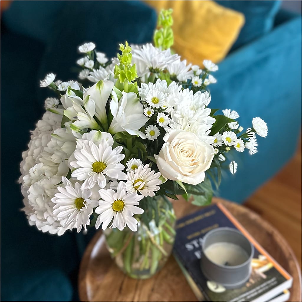 Classic Ivory – A Florist Original – BLOOMERS FLOWER & ASHLEY JO ANTIQUES, Corry PA