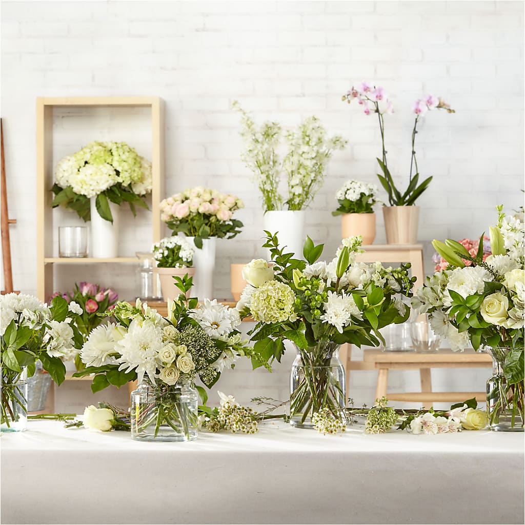 Classic Ivory – A Florist Original – BLOOMERS FLOWER & ASHLEY JO ANTIQUES, Corry PA
