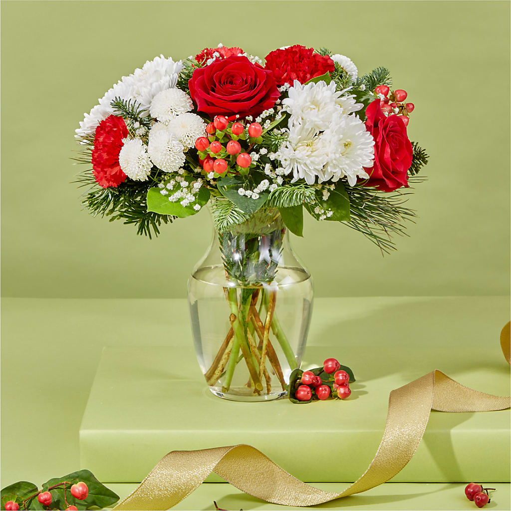 Chance of Flurries Bouquet – BLOOMERS FLOWER & ASHLEY JO ANTIQUES, Corry PA