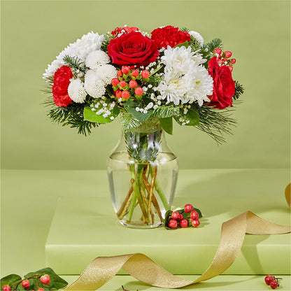Chance of Flurries Bouquet – BLOOMERS FLOWER & ASHLEY JO ANTIQUES, Corry PA