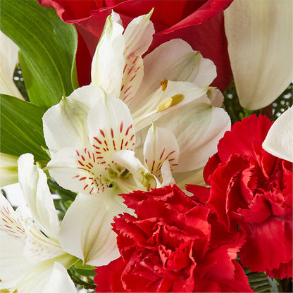 Holiday Season Bouquet – BLOOMERS FLOWER & ASHLEY JO ANTIQUES, Corry PA