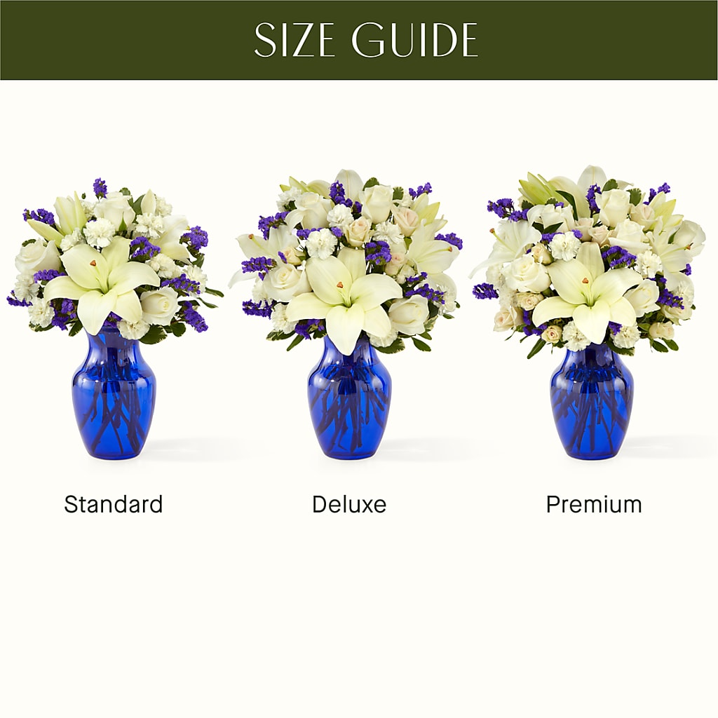 Sapphire Rush Bouquet – BLOOMERS FLOWER & ASHLEY JO ANTIQUES, Corry PA
