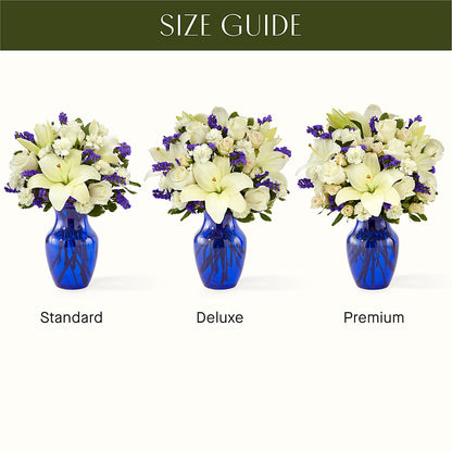 Sapphire Rush Bouquet – BLOOMERS FLOWER & ASHLEY JO ANTIQUES, Corry PA