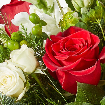 Deck the Halls Bouquet – BLOOMERS FLOWER & ASHLEY JO ANTIQUES, Corry PA