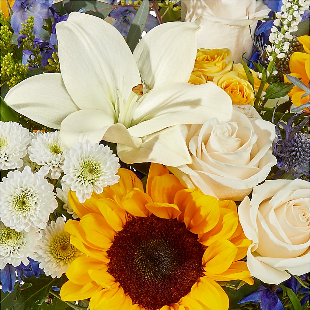 Wonderfully Sunny Bouquet – BLOOMERS FLOWER & ASHLEY JO ANTIQUES, Corry PA