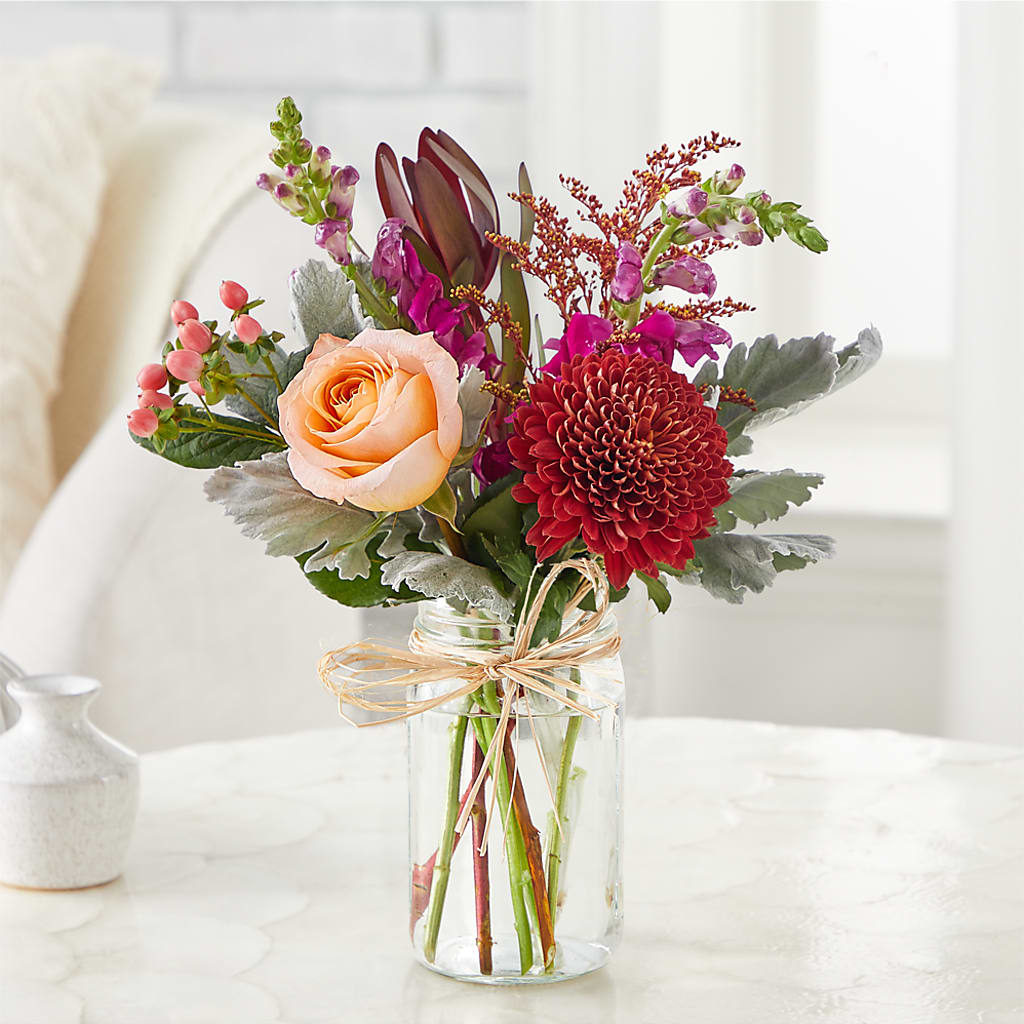 Moody Hues Bouquet – BLOOMERS FLOWER & ASHLEY JO ANTIQUES, Corry PA