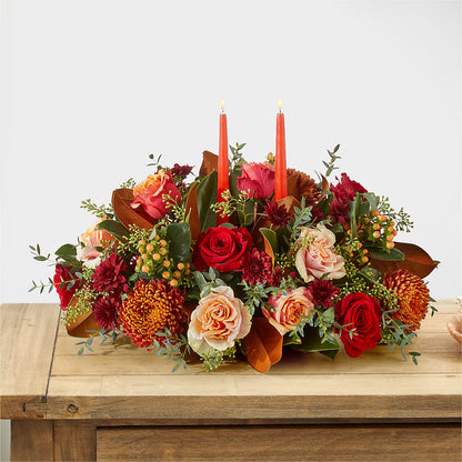 Gather Near Centerpiece – BLOOMERS FLOWER & ASHLEY JO ANTIQUES, Corry PA